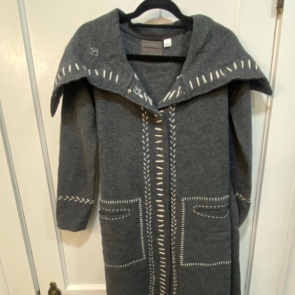 Anthropologie Guinevere 100% Merino Wool Jacket Cardigan - Picture 1 of 5